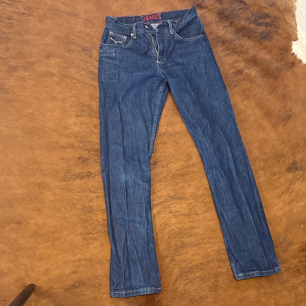 Dark Blue Men’s Kimes bootcut size 30/32 - Picture 2 of 4